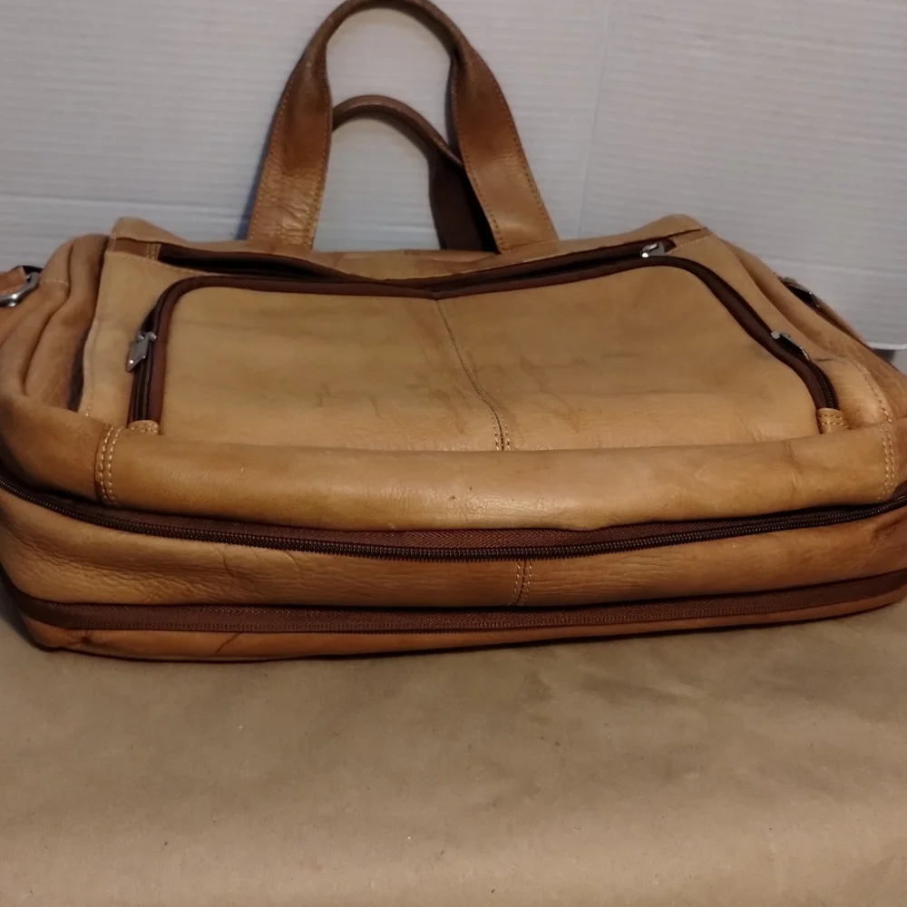 Wilson's Leather Tan Men's Laptop Bag